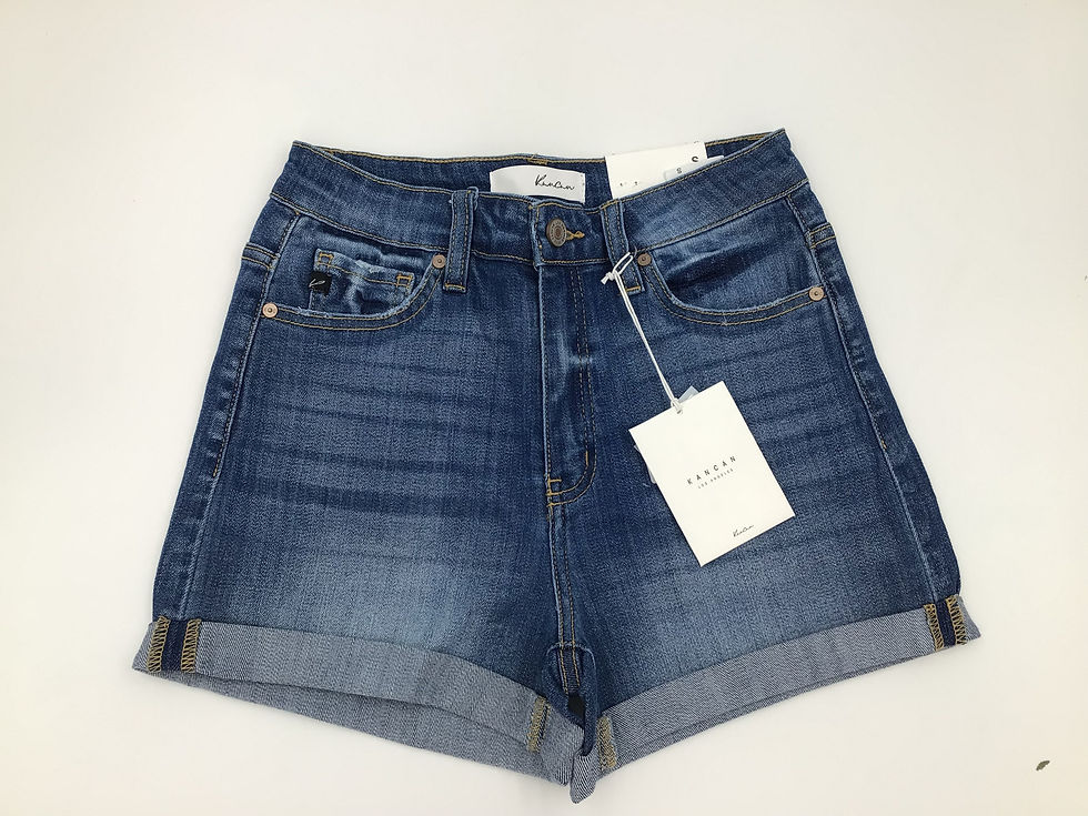 Thumbnail: KanCan Hazel High Rise Shorts