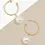 Thumbnail: Pearl Bead Hoop Earring