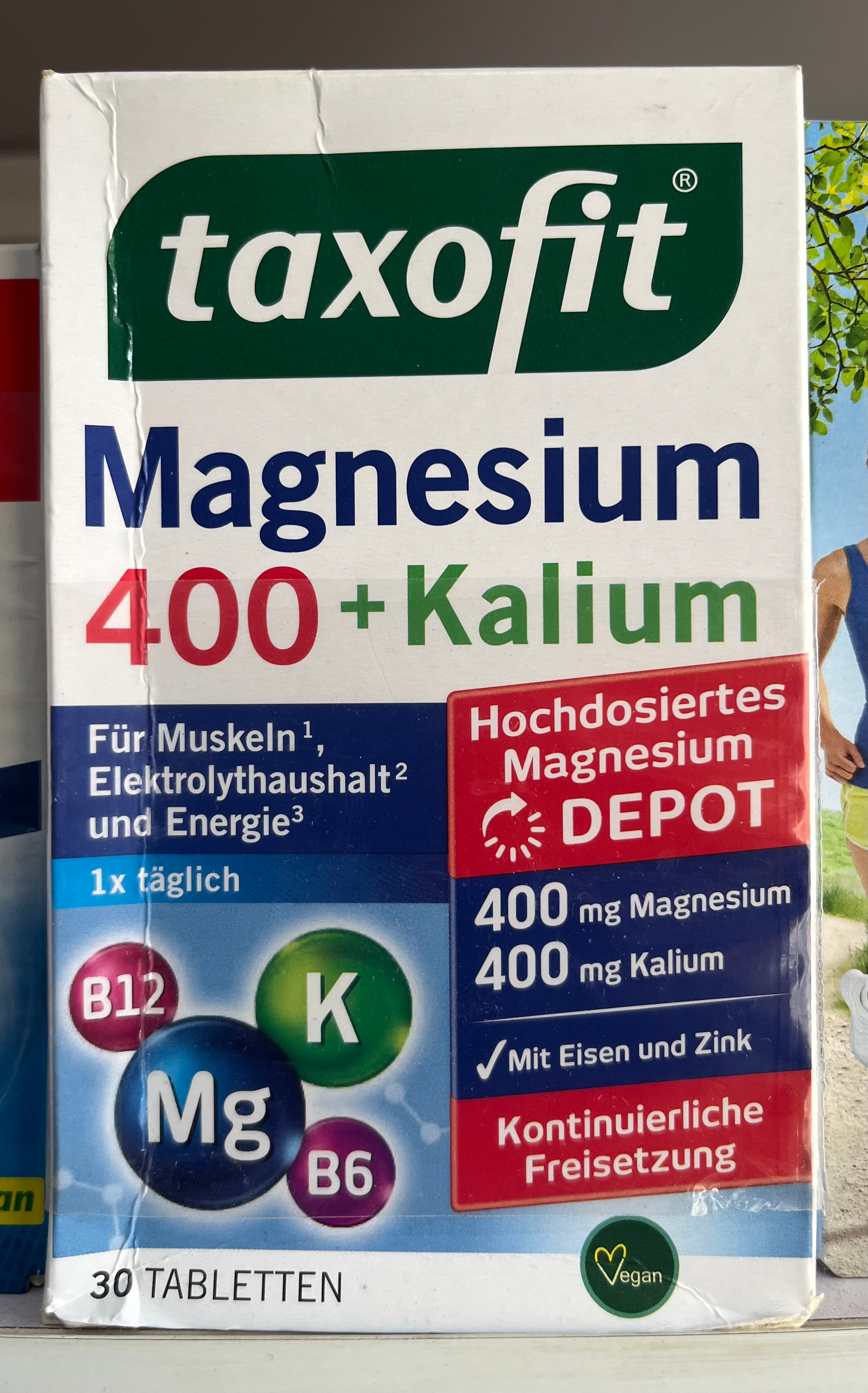 Taxofit Magnesium 400 + Kalium