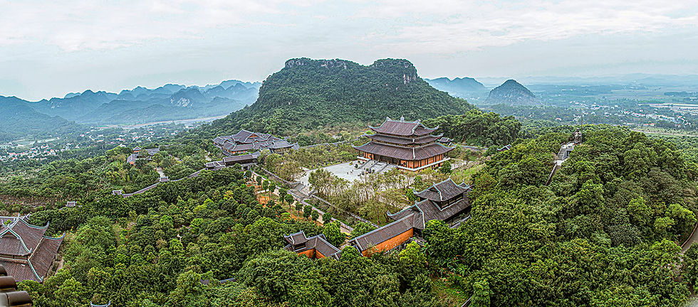 Views of the Bai Dinh Pagoda Complex