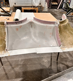 Creating a fiberglass fender mold