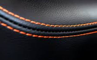 Hand stitched leather seat cover