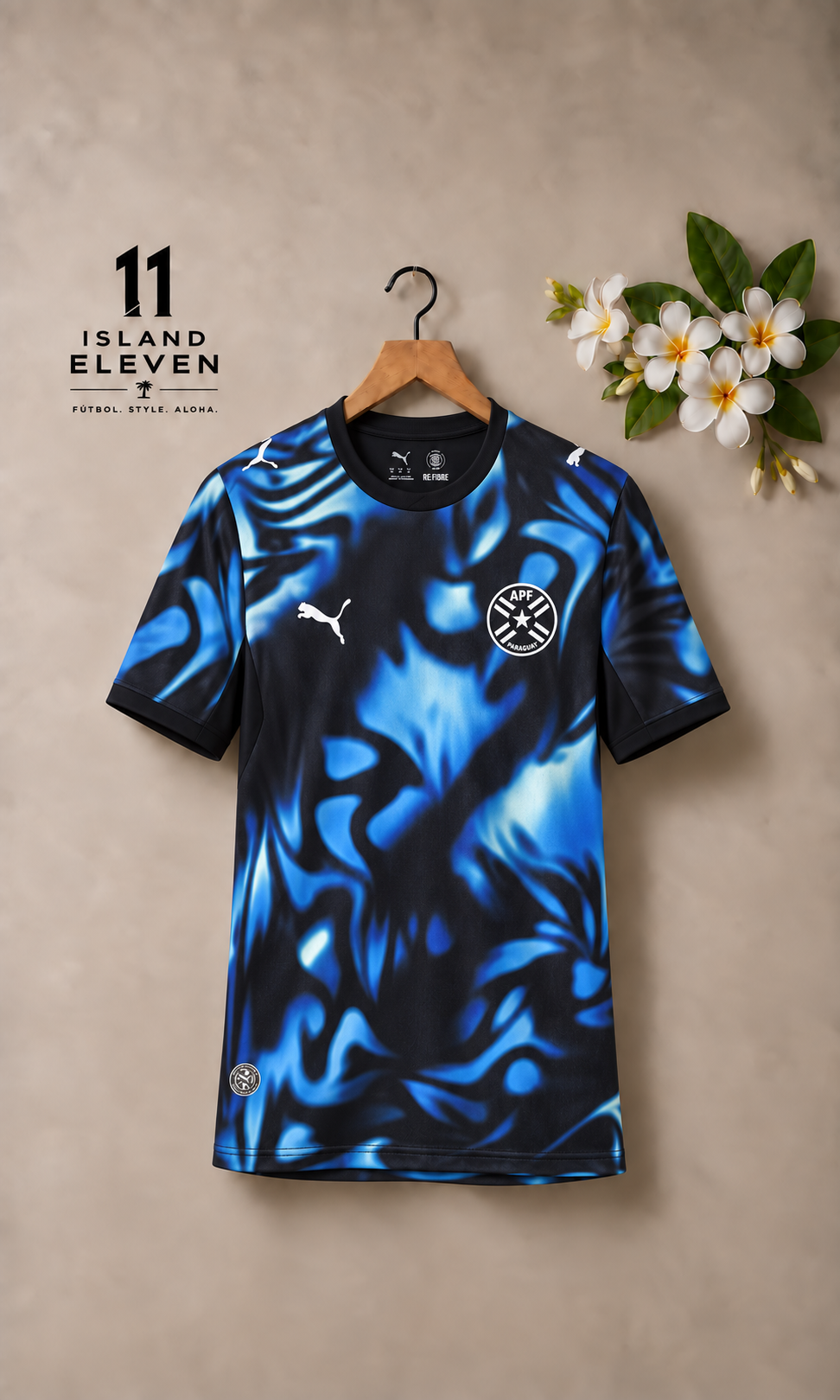 Front view of Paraguay Away Jersey