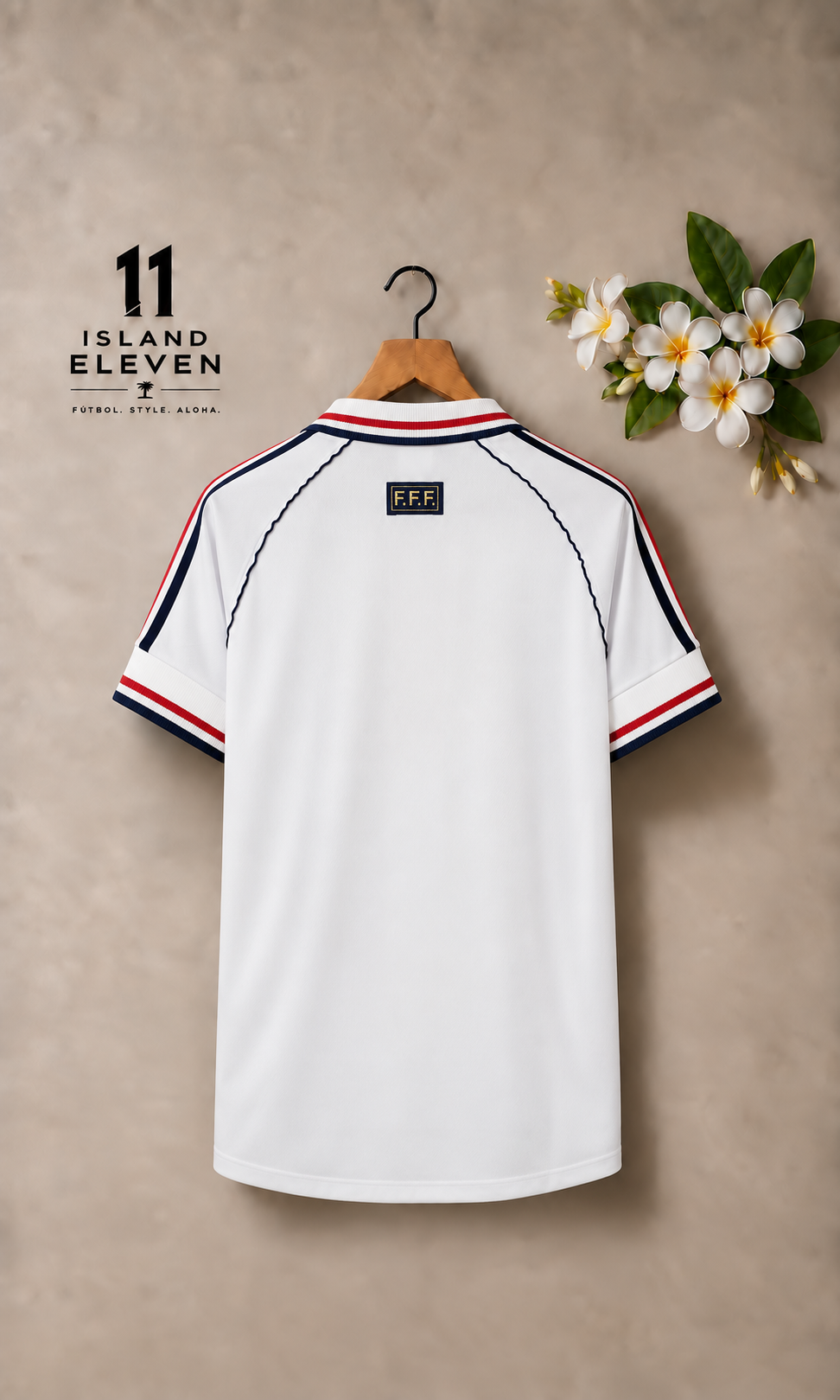 France Away Retro Jersey back