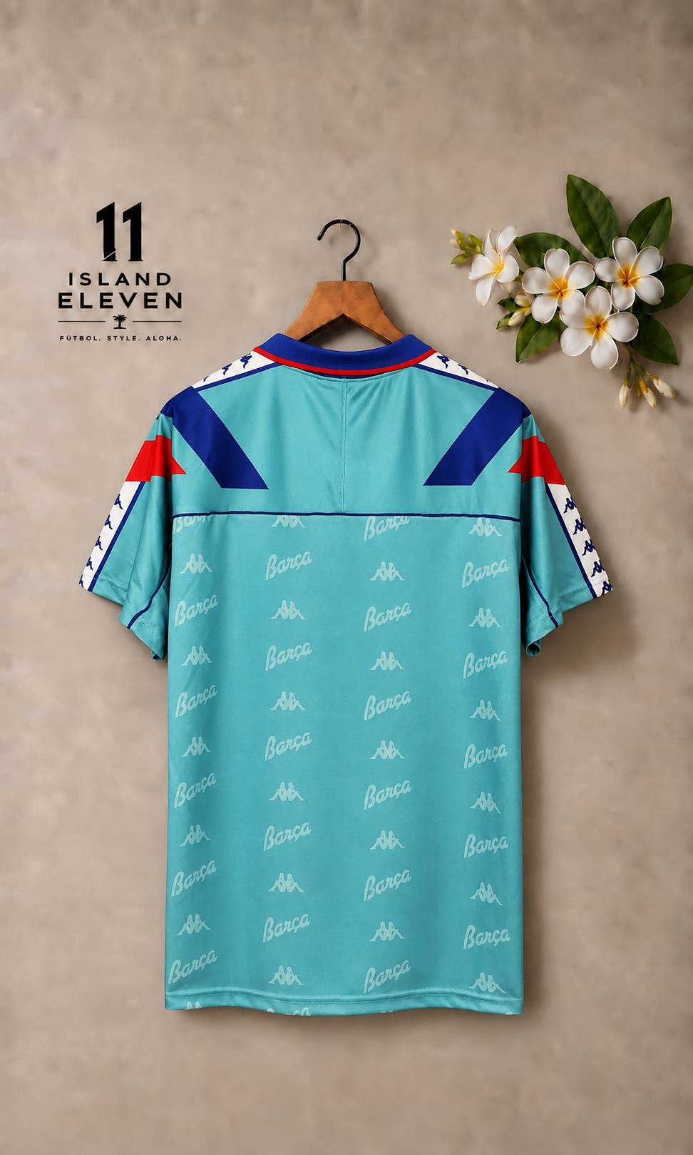 Barcelona Away Retro Jersey back