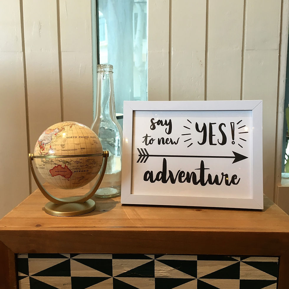 Say YES to new adventure.