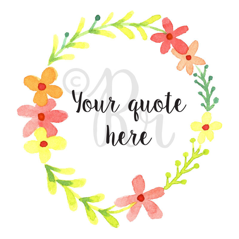 Daisies Bloom Wreath