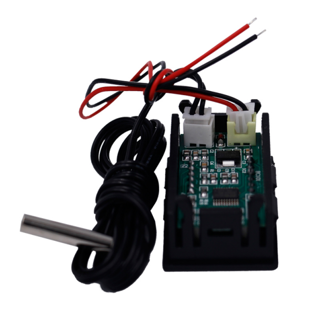LED Digital Thermometer with Probe for Vehicles