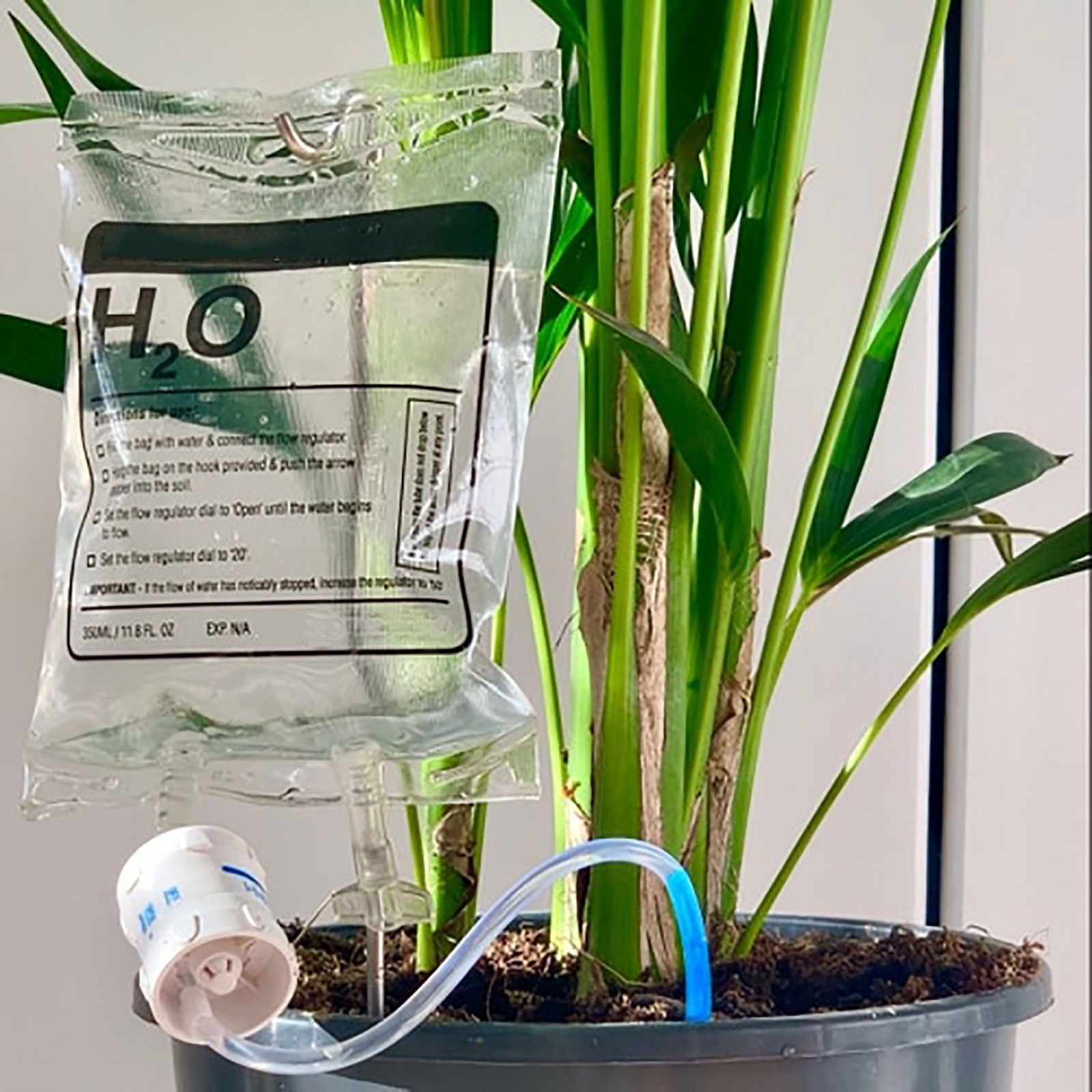 Automatic Plant Watering Device with Adjustable Flow