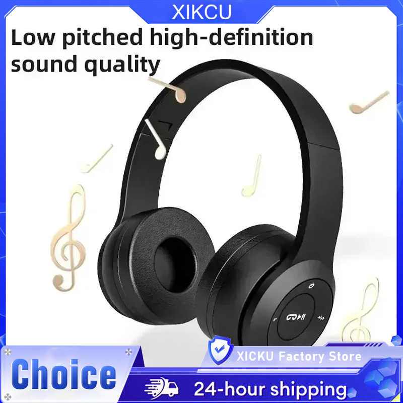 Foldable Wireless Bluetooth Headphones 5.0 Portable HiFi Sound Over-ear Headset