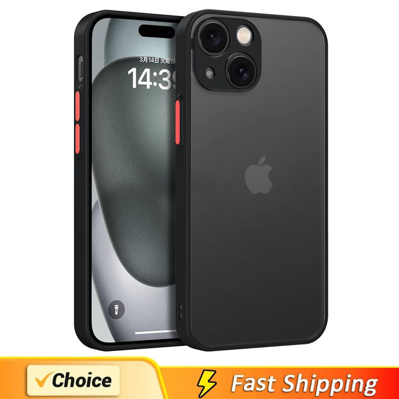 Matte Phone Case For iPhone 14 13 12 15 Pro Max Mini Luxury Soft Silicone Shockp