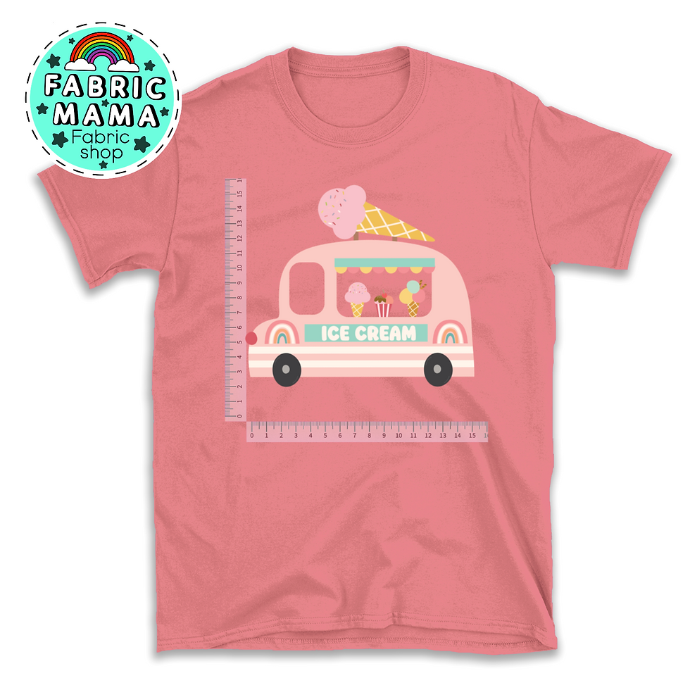 Thumbnail: DTF iron on transfer-Retro ice cream adventure