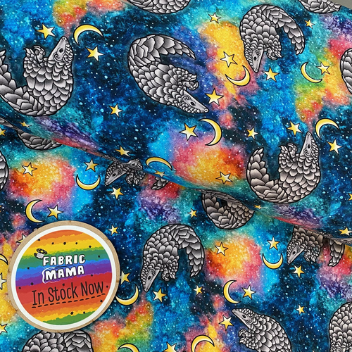 Spangolin Premium cotton lycra Fabric Mama by Desig