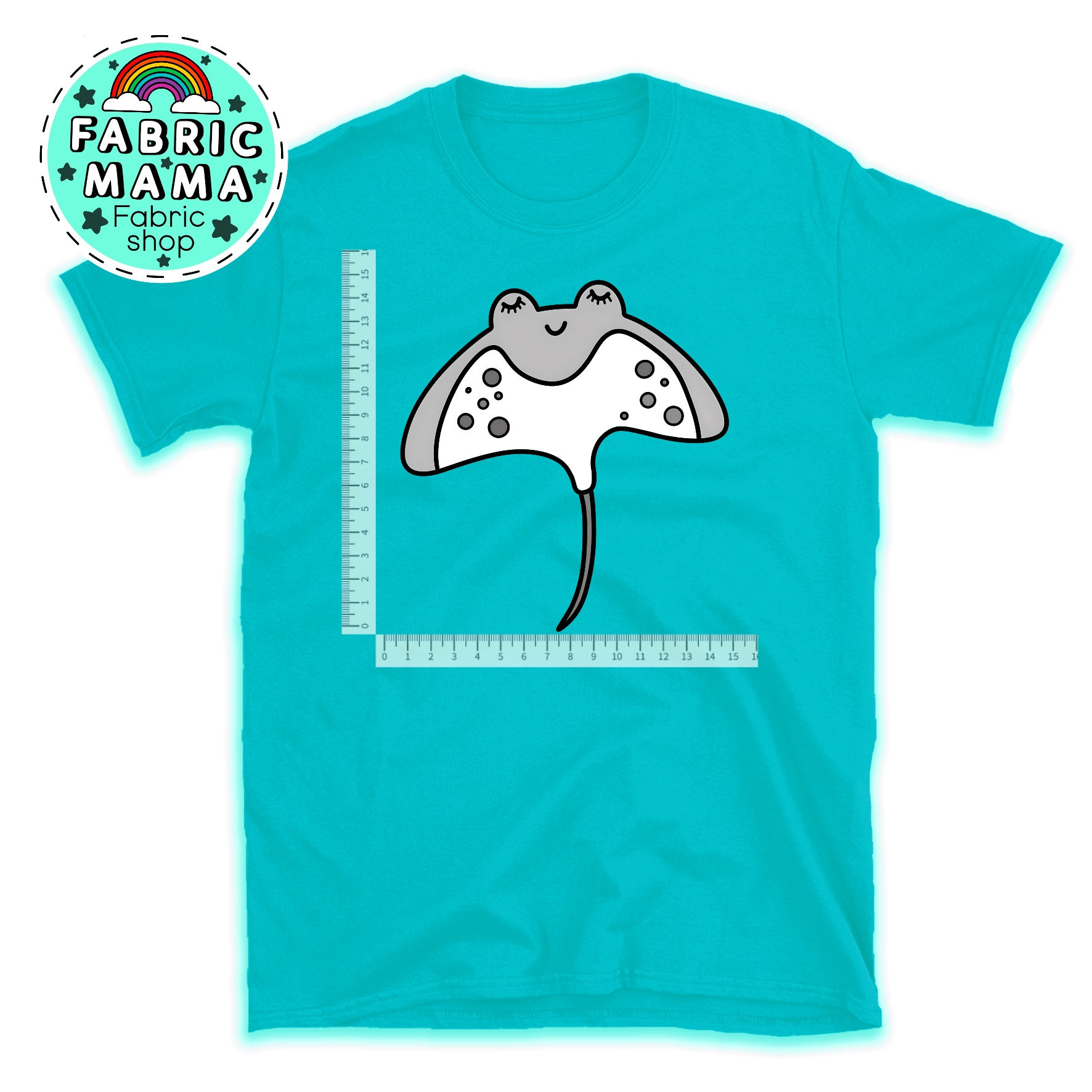 PREORDER  DTF iron on transfer- Under the sea ray