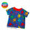 Thumbnail: Swallows and rainbows - Cobalt Colour way Exclusive Digital Design File