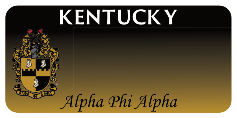 Kentucky KY Alpha License Plates Should Be Available For Order On Kentucky KY Alpha License Plates Should Be Available For Order On