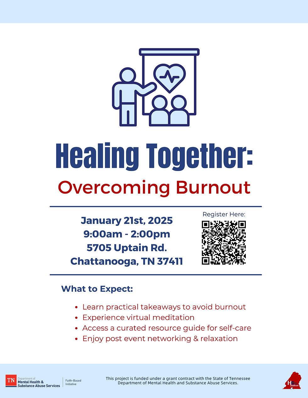 Experience Healing Together: Overcoming Burnout a learning sessiong to overcome burnout