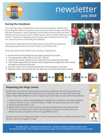 Summer 2020 Kings Center Newsletter