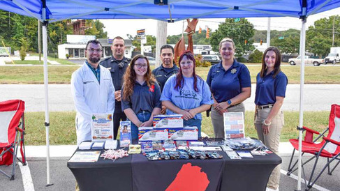 The HCSO partners with the Hamilton County Coalition in a Drug Take Back.