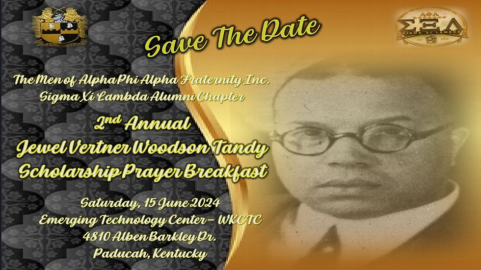 Jewel Vertner Woodson Tandy Scholarship Prayer Breakfast