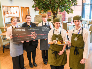 Coleg Cambria Junior Chefs Develop Special Dish to Celebrate Nth American Links!