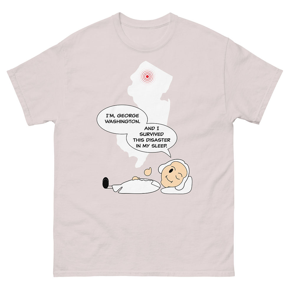 Miniatura: 1783 New Jersey Earthquake T-shirt