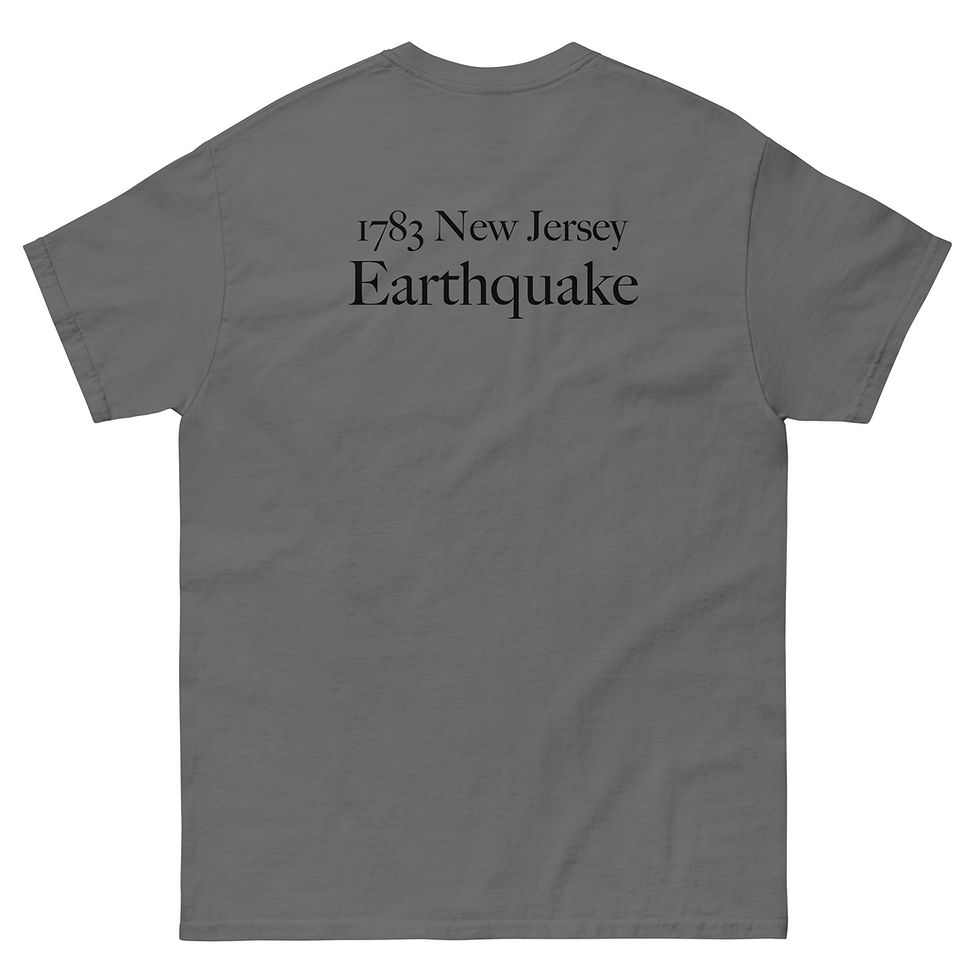 Thumbnail: 1783 New Jersey Earthquake T-shirt