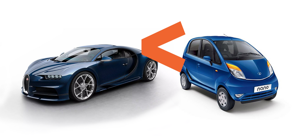 Tata Nano is Better Than Bugatti Chiron
