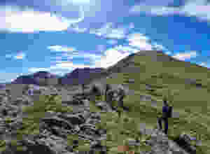 On our way up Moelwyn Mawr