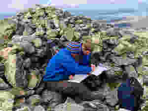Checking out the route on the map