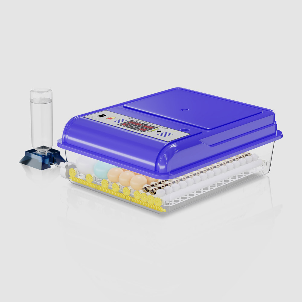 64-Egg Automatic Egg Incubator Blue