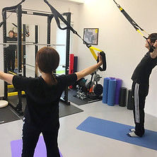 夫婦で取り組むセミパー  ソナルトレーニングの様子