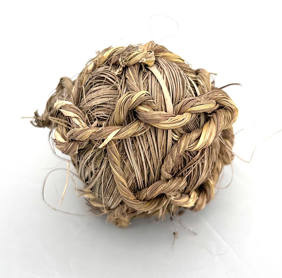 Small Seagrass Ball Front View