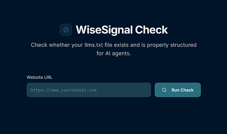 WiseSignal Check.png