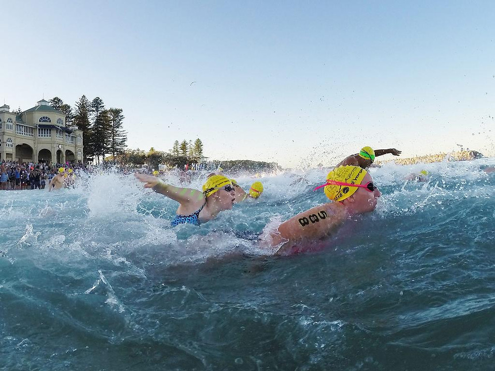 Rottnest Channel Swim Start