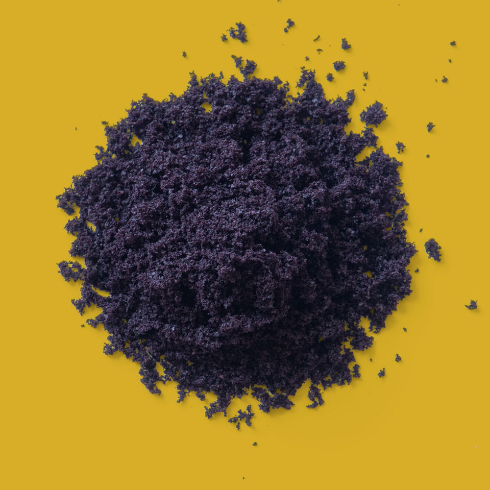 gefriergtrocknete Acai als Pulver