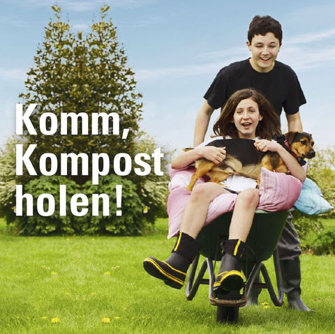 3 Plakate für die Kampagne "Komm, Kompost holen"