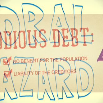 L’AZZARDO MORALE … e il DEBITO PUBBLICO DIVENTA ‘ODIOSO’