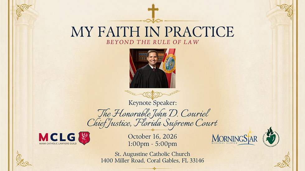 My Faith in Practice - Beyond the Rule of Law