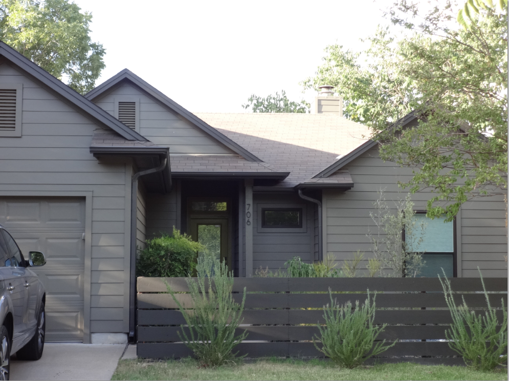 Horizontal 1x8 with 1-inch space