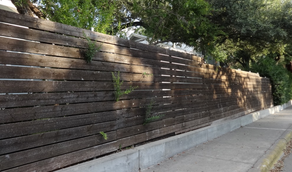 Horizontal 1x6 with Half inch space