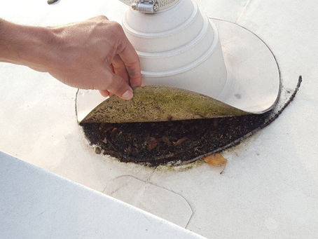 Pipe Penetration Boot Delamination in a TPO Roof