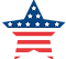 USA Flag Star