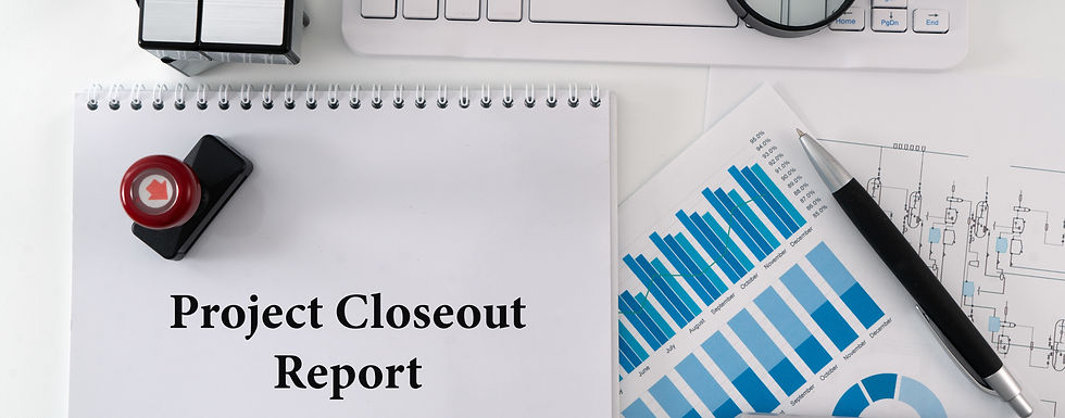 Attend to project close out processes