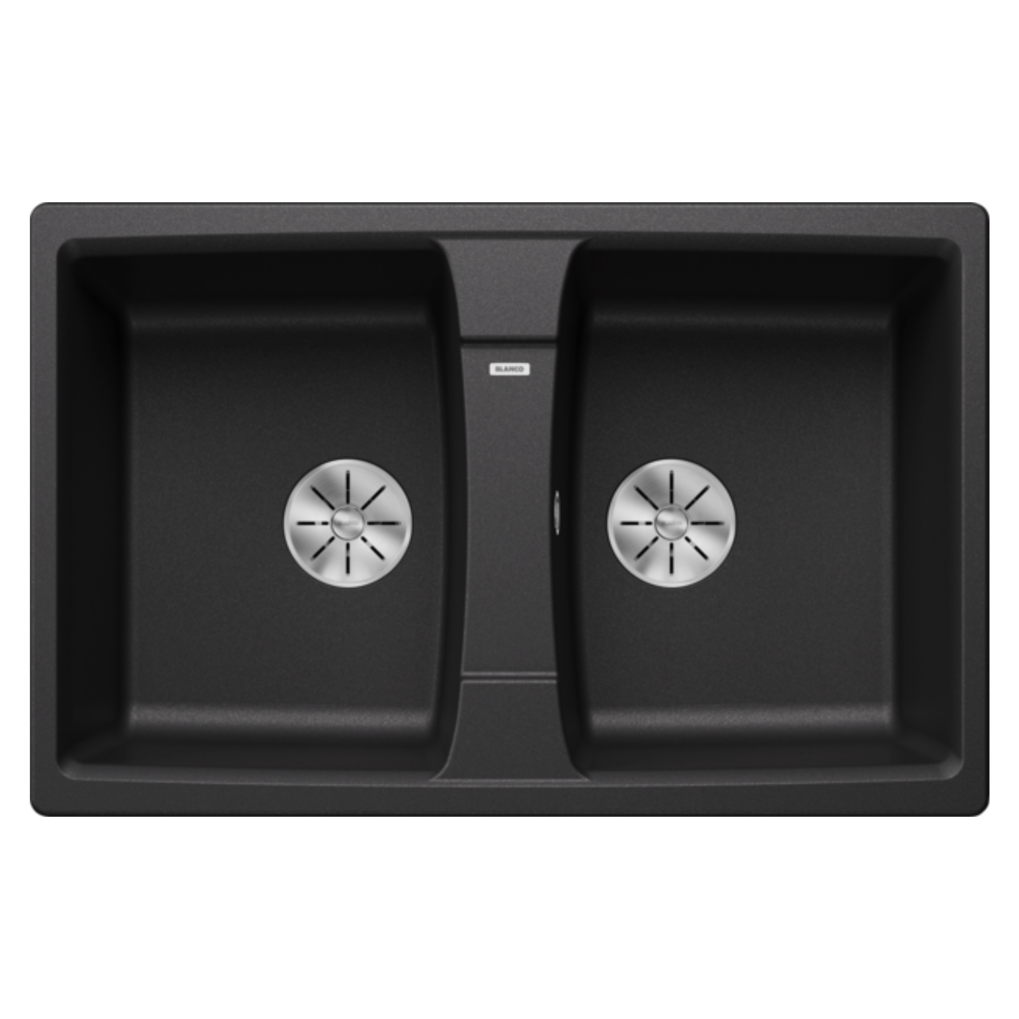 BLANCO LEXA 8 S DOUBLE BOWL DROP-IN BLACK