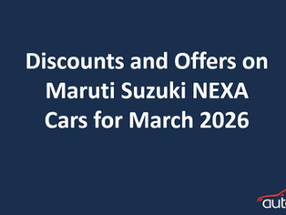 Discounts and Offers on Maruti Suzuki Cars for March 2026