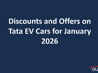 Discounts and Offers on Tata EV Cars for January 2026