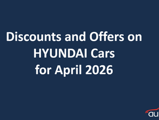 Discounts and Offers on Hyundai Cars for April 2026