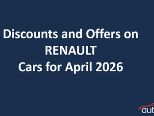 Discounts and Offers on Renault Cars for April 2026