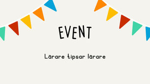 Kattalo huvudsponsor när lärare inspirerar lärare i Rättvik